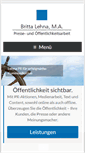 Mobile Screenshot of lehna-pr.de
